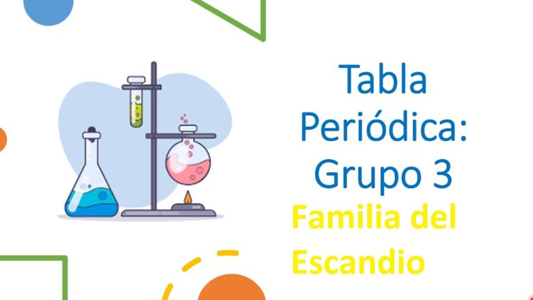 Características del Grupo 3 A de la Tabla Periódica