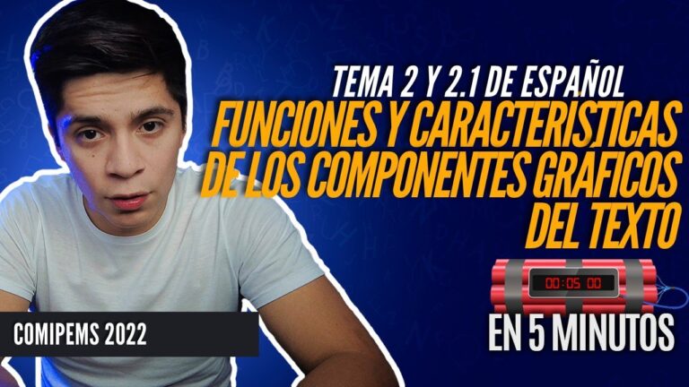 Componentes gráficos del texto: funciones y características