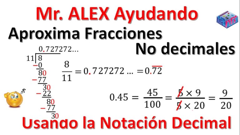 Aproximación a fracciones no decimales