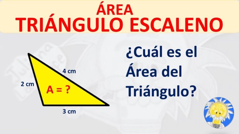 Área de un triángulo escaleno: cálculo