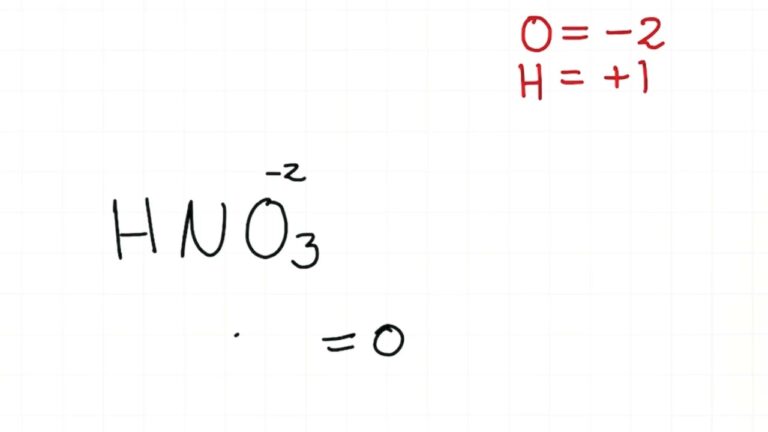 Estado de oxidación del nitrógeno en ácido nítrico